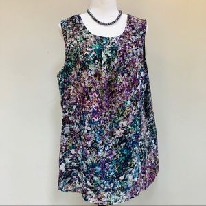 Coldwater Creek Floral Tank